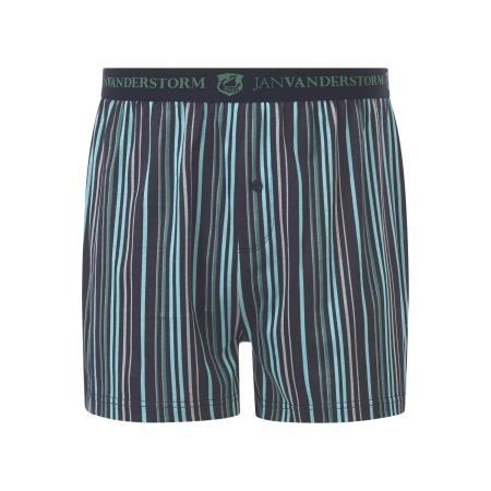Jan Vanderstorm Boxershorts donkerblauw, Gestreept