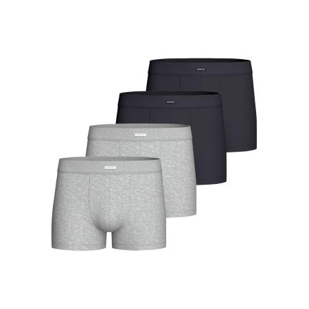 IMPETUS Boxershorts grijs gemêleerd / zwart