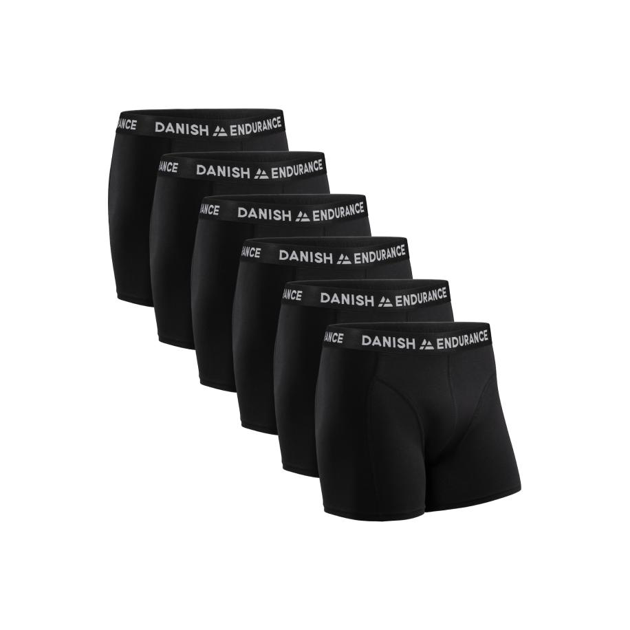 DANISH ENDURANCE DANISH ENDURANCE Boxershorts Classic Trunks zwart / wit -