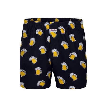 Sugar Pine Sugar Pine Boxershorts Webboxershorts weit Motive Print geel / zwart