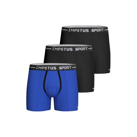IMPETUS Boxershorts blauw / zwart / wit