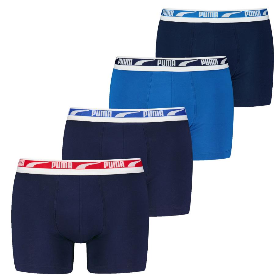 Puma PUMA Boxershorts blauw / marine / rood / wit -