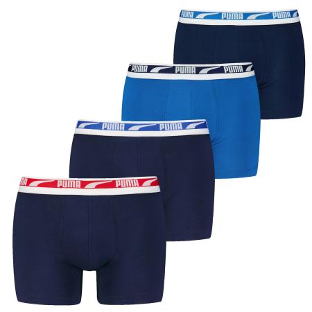 Puma PUMA Boxershorts blauw / marine / rood / wit