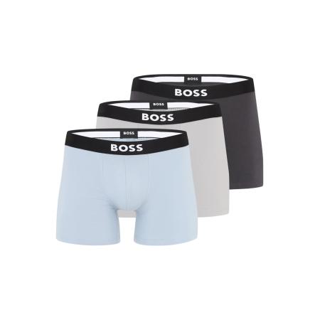 Hugo Boss BOSS Boxershorts lichtblauw / lichtgrijs / zwart