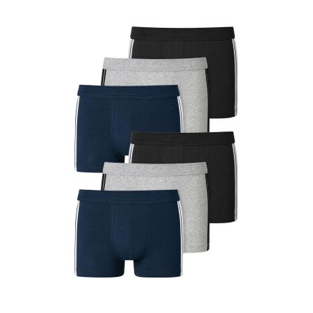 Schiesser SCHIESSER Boxershorts 95/5 navy / grijs / zwart / wit