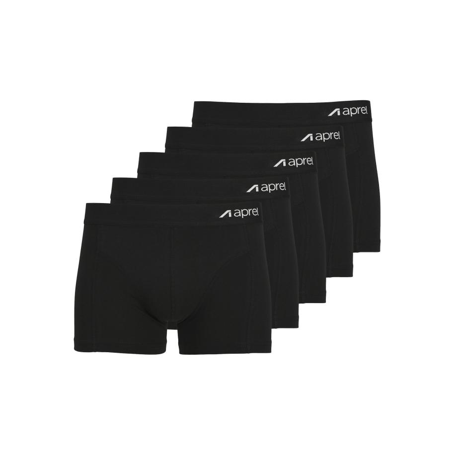 aprel aprel Boxershorts zwart / wit -