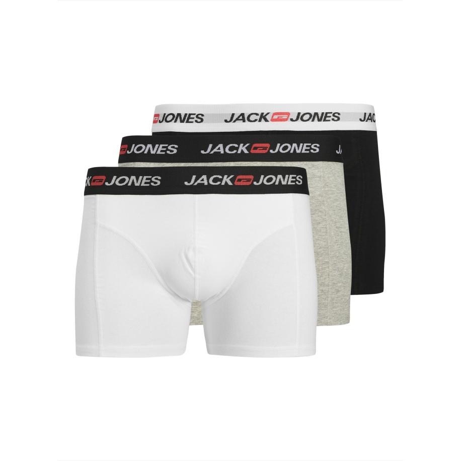 Jack & Jones JACK & JONES Boxershorts JACCORP grijs gemêleerd / zwart / wit -