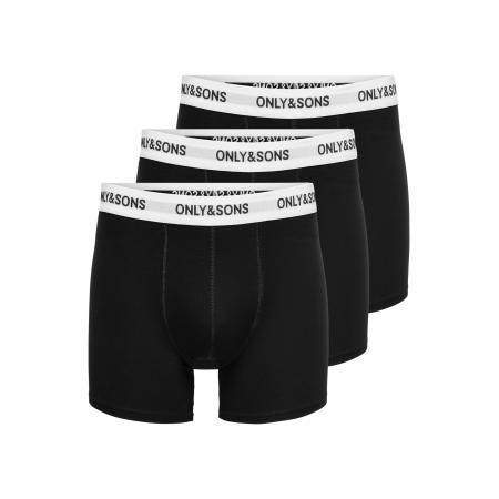 Only & Sons Only & Sons Boxershorts ONSFitz lichtgrijs / zwart / wit