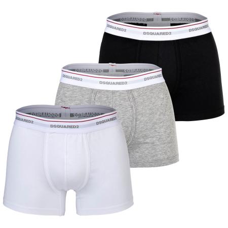 Dsquared2 DSQUARED2 Boxershorts grijs / zwart / wit