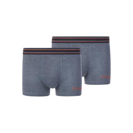 Jan Vanderstorm Boxershorts donkerblauw, Effen