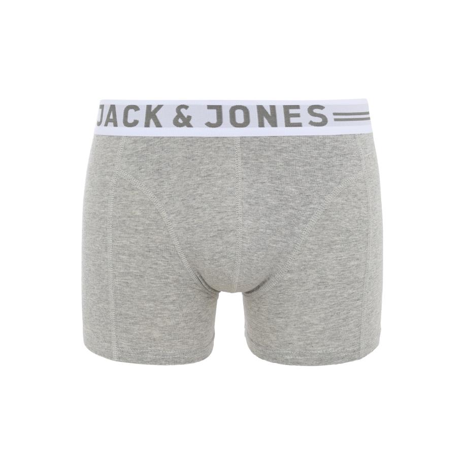 Jack & Jones JACK & JONES Boxershorts Sense lichtgrijs / donkergrijs / grijs gemêleerd / wit -