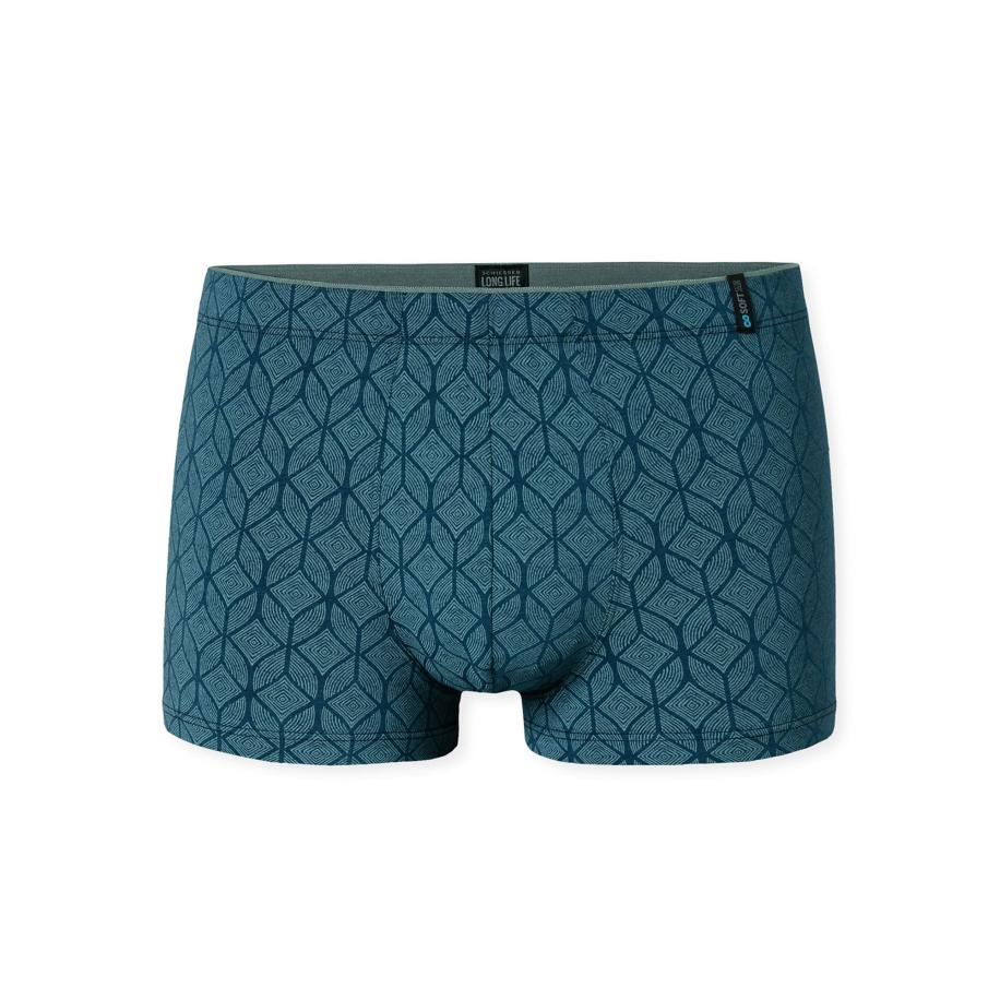 Schiesser SCHIESSER Boxershorts Long Life Soft donkergroen -
