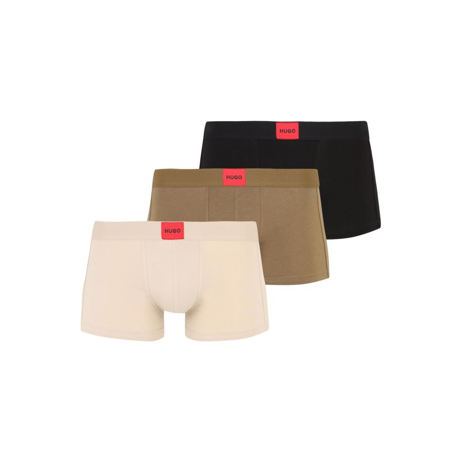 Hugo Boss HUGO Boxershorts GALAXY ecru / olijfgroen / rood / zwart -