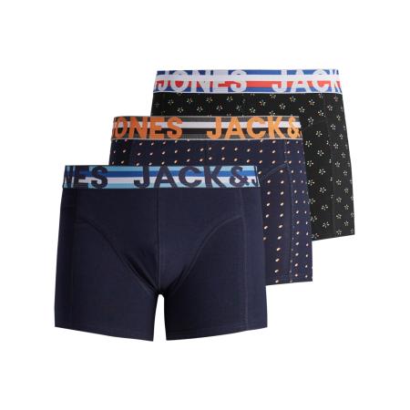Jack & Jones JACK & JONES Boxershorts Henrik blauw / oranje / zwart / wit