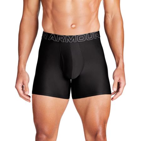 Under Armour Performance Tech™ Boxerjock® Herenondergoed - 15 cm - Set van 3 Zwart / Zwart / Castlerock L