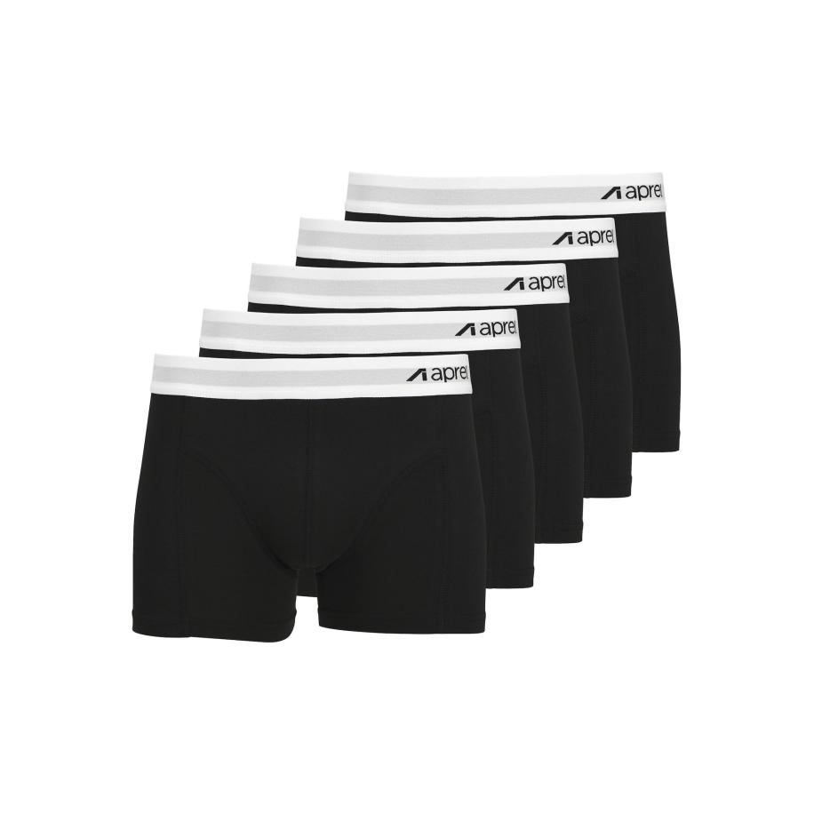 aprel aprel Boxershorts zwart / wit -