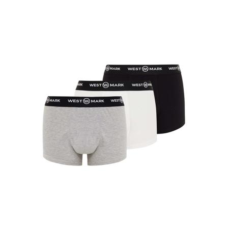 WESTMARK LONDON WESTMARK LONDON Boxershorts grijs gemêleerd / zwart / wit