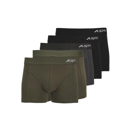 aprel aprel Boxershorts navy / olijfgroen / zwart / zwart gemêleerd