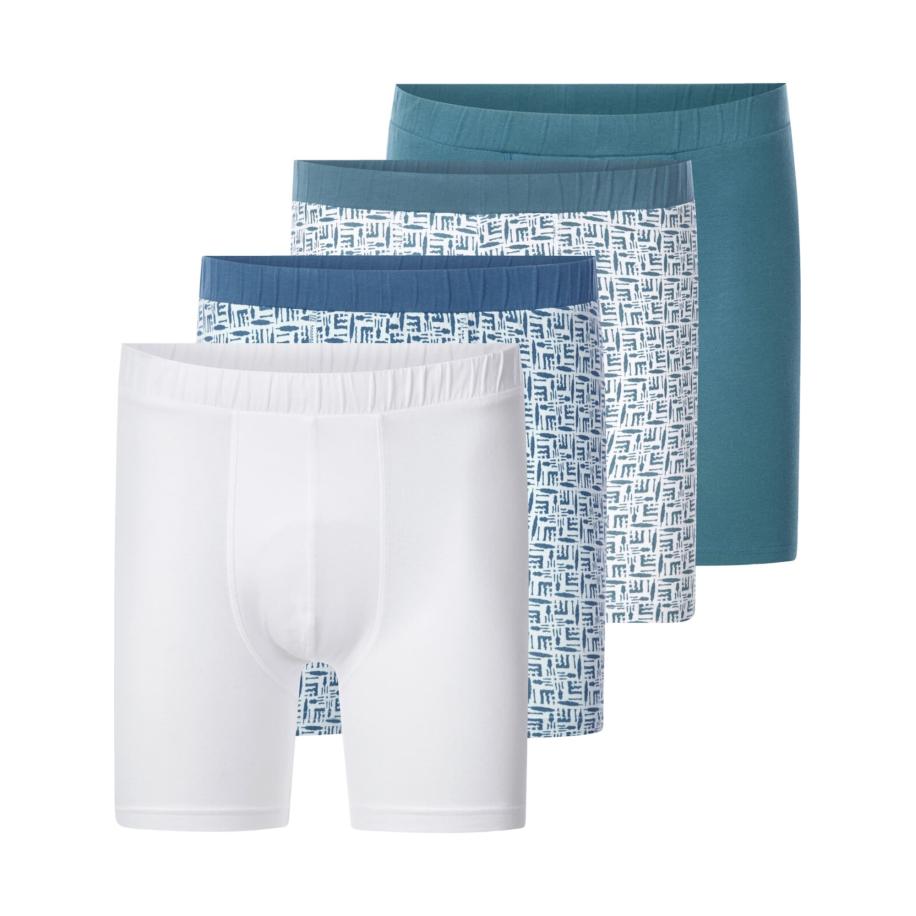 BABISTA Boxershorts Vitlide petrol / wit Multicolor