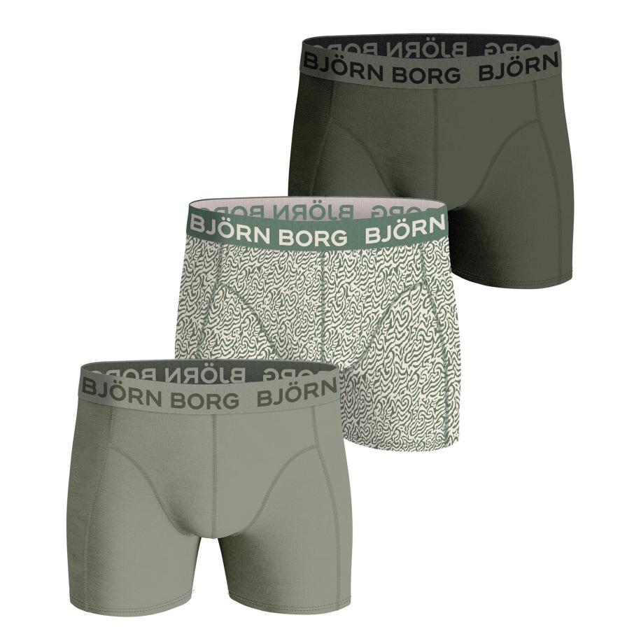 Bjorn Borg BJÖRN BORG Boxershorts kaki / spar / wit -