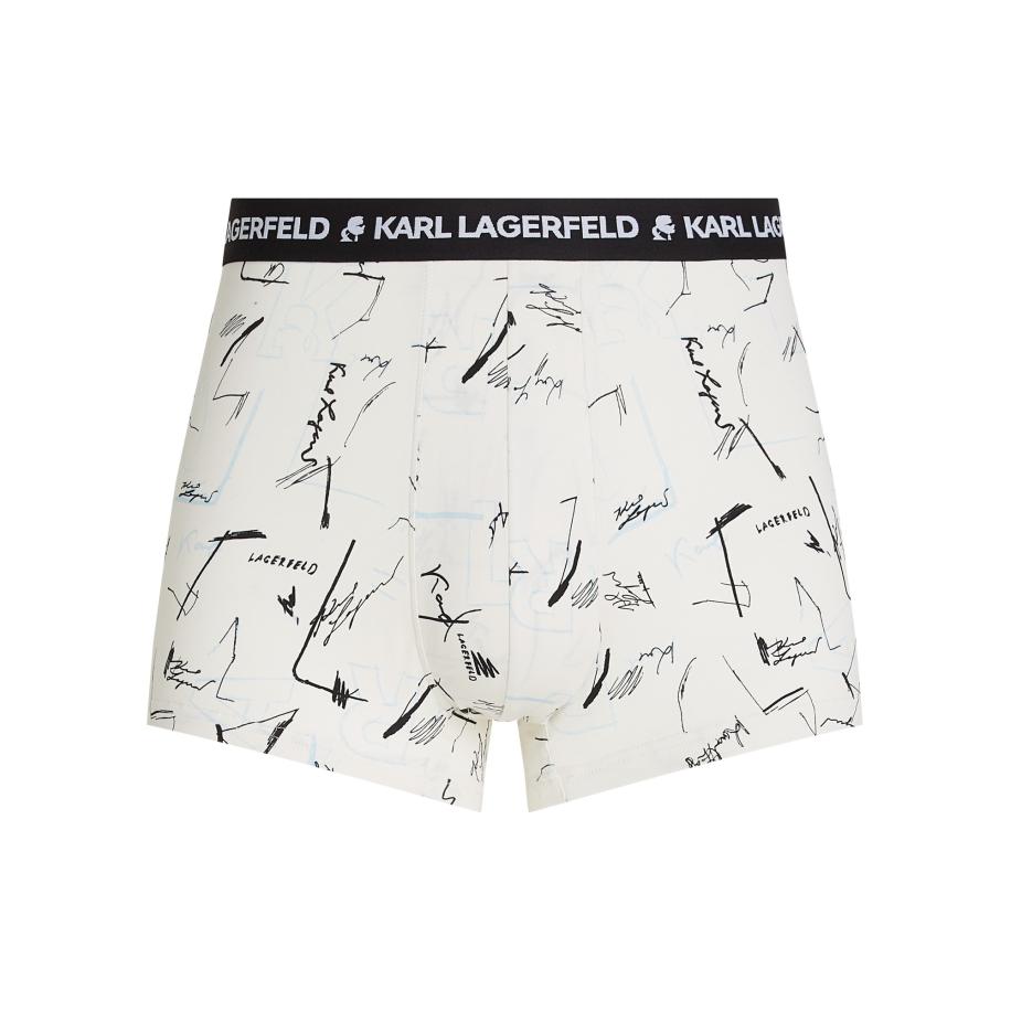 Karl Lagerfeld Karl Lagerfeld Boxershorts beige / lichtblauw / zwart -