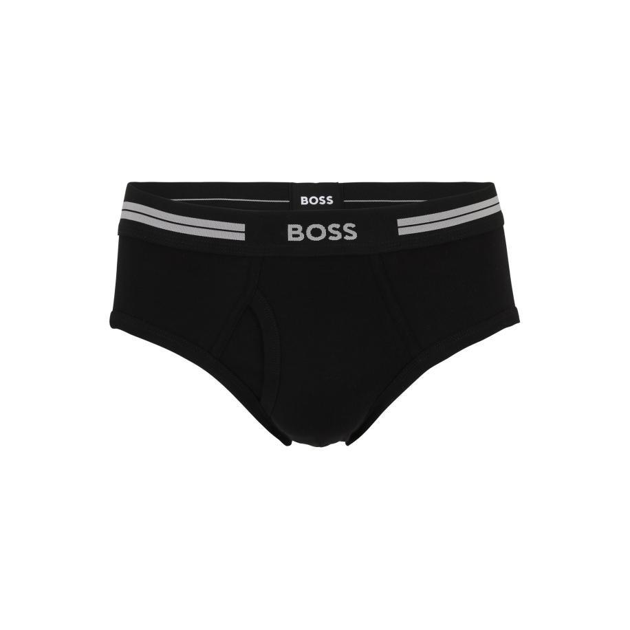 Hugo Boss BOSS Boxershorts Traditional Original zwart / wit -