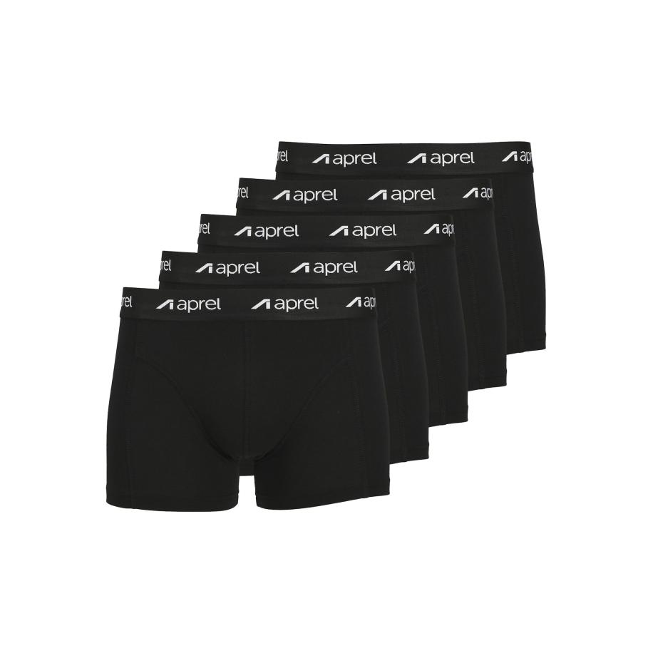 aprel aprel Boxershorts zwart / wit -