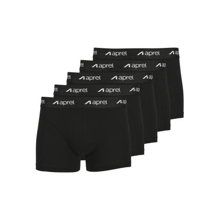 aprel aprel Boxershorts zwart / wit