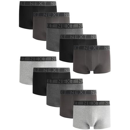Next Next Boxershorts grijs / antraciet / grijs gemêleerd / zwart