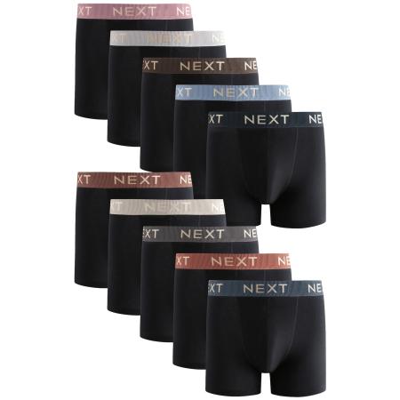 Next Next Boxershorts lichtblauw / bruin / lichtlila / zwart