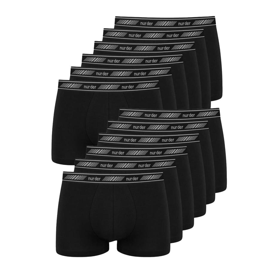 Nur Die Nur Die Boxershorts 3D-Flex Classic grijs / zwart -