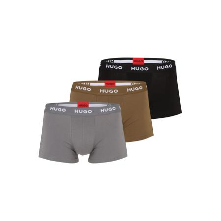 Hugo Boss HUGO Boxershorts grijs / olijfgroen / zwart / wit