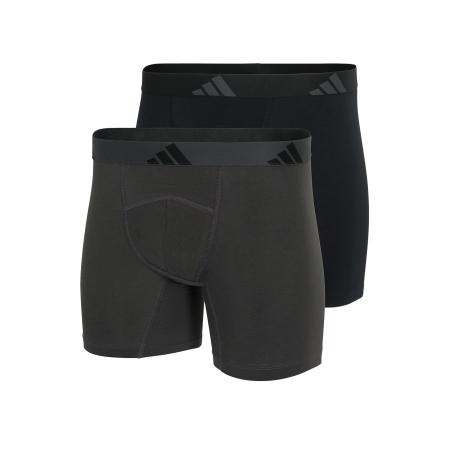 Adidas ADIDAS SPORTSWEAR Boxershorts Active Flex Cotton Ergonomic donkergrijs / zwart