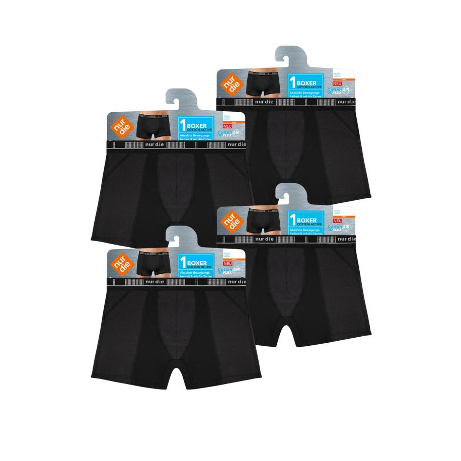 Nur Die Nur Die Boxershorts Boxer 3D-Flex Air Retroshorts zwart -