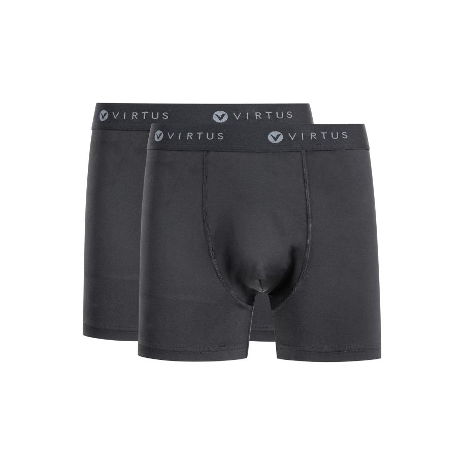 Virtus Boxershorts grijs / zwart Zwart