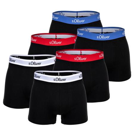 s.Oliver s.Oliver Boxershorts blauw / vuurrood / zwart / wit