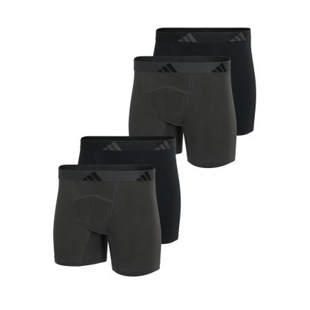 Adidas ADIDAS SPORTSWEAR Boxershorts Active Flex Cotton Ergonomic donkergrijs / zwart