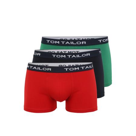 Tom Tailor TOM TAILOR Boxershorts marine / grasgroen / karmijnrood