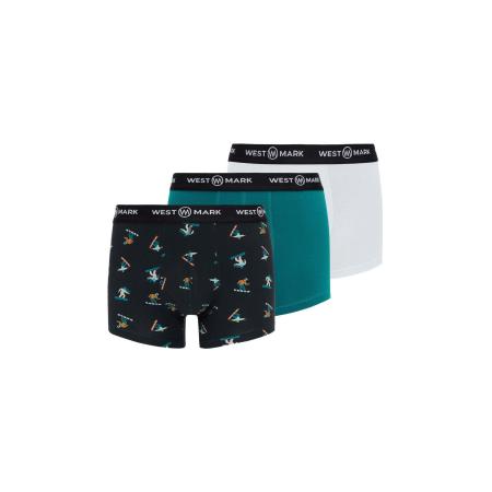 WESTMARK LONDON WESTMARK LONDON Boxershorts OSCAR turquoise / oranje / rosa / zwart / wit