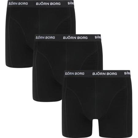 Bjorn Borg Cotton Stretch Boxers 3Pack Zwart