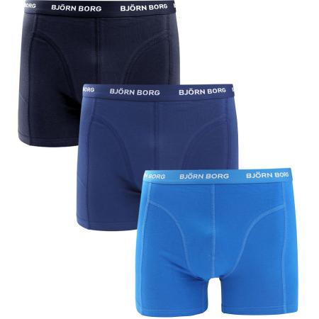Bjorn Borg Boxers 3Pack Donkerblauw Lichtblauw