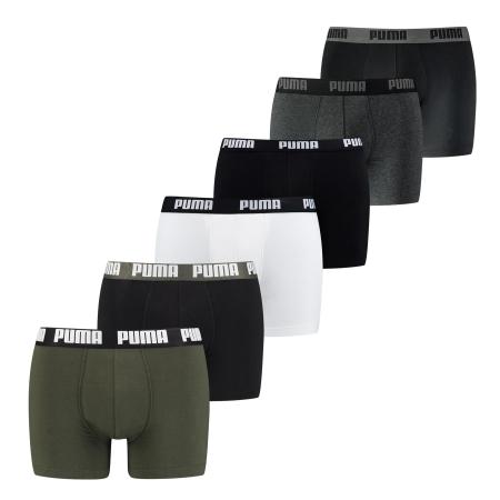 Puma PUMA Boxershorts groen / donkergroen / zwart / offwhite