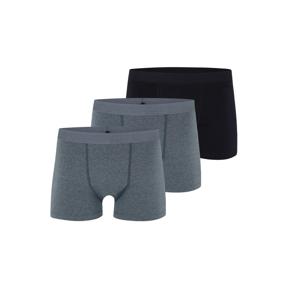 ABOUT YOU ABOUT YOU Boxershorts Mario blauw gemêleerd / zwart -