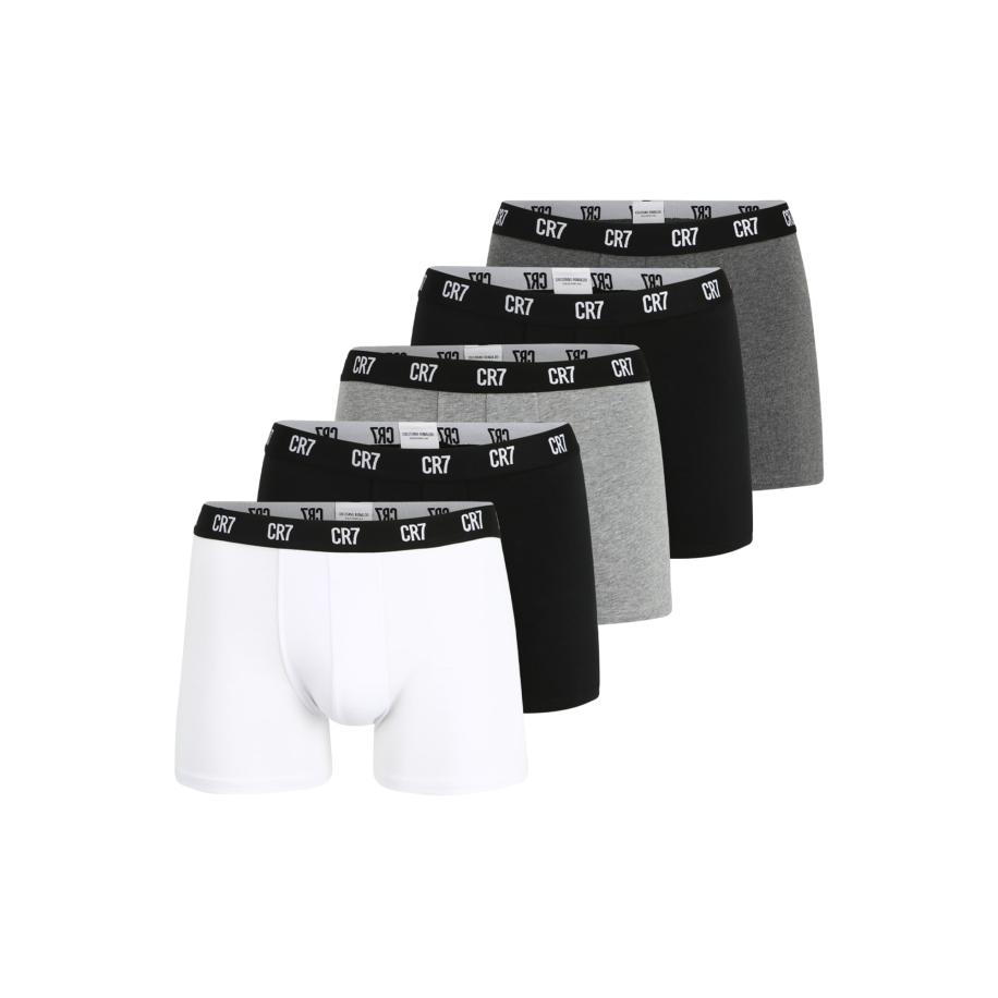 CR7 CR7 - Cristiano Ronaldo Boxershorts donkergrijs / grijs gemêleerd / zwart / wit -