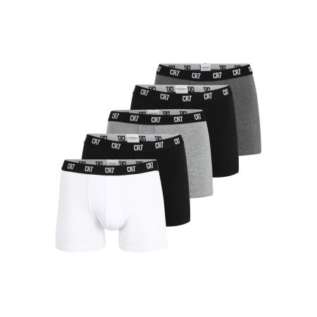CR7 CR7 - Cristiano Ronaldo Boxershorts donkergrijs / grijs gemêleerd / zwart / wit