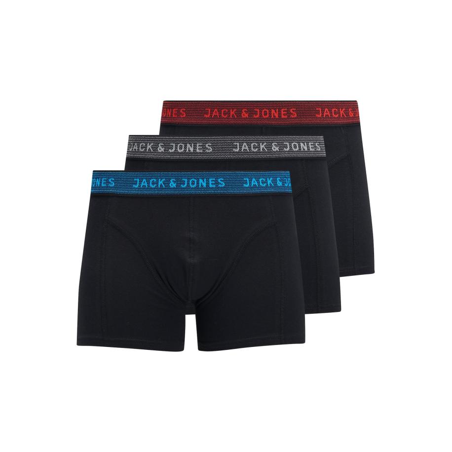 Jack & Jones JACK & JONES Boxershorts blauw / grijs / rood / zwart -