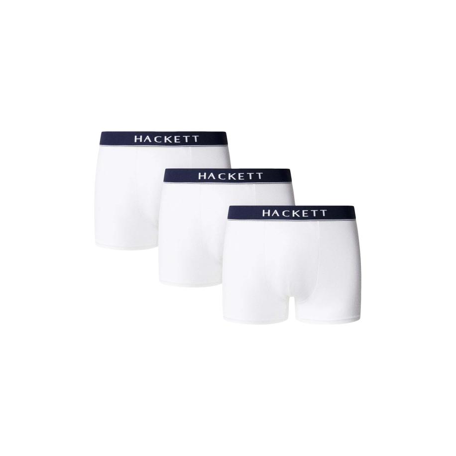Hackett London Boxershorts zwart / wit Wit