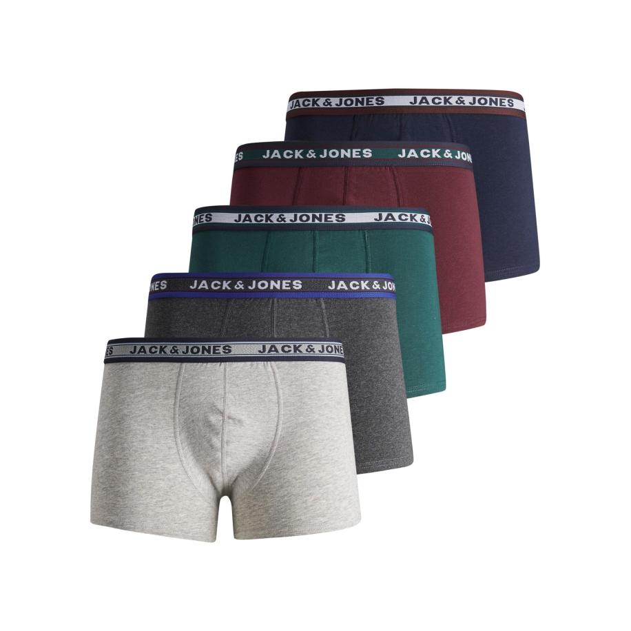 Jack & Jones JACK & JONES Boxershorts JACBlack Friday marine / grafiet / lichtgrijs / smaragd / wijnrood -