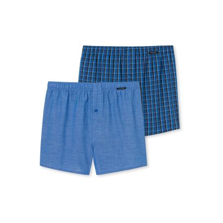 Schiesser SCHIESSER Boxershorts royal blue/koningsblauw / lichtblauw / zwart / wit