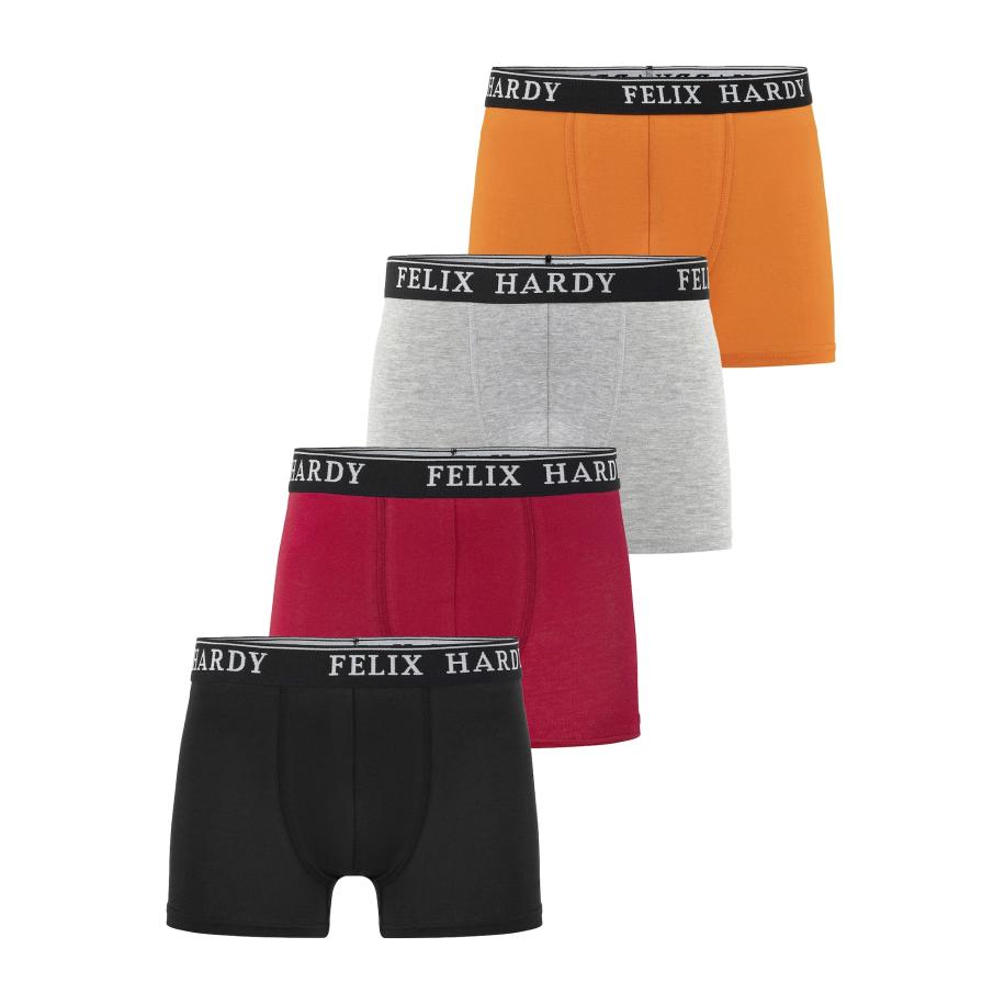 Felix Hardy Felix Hardy Boxershorts basaltgrijs / oranje / rood / zwart -